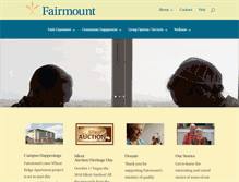 Tablet Screenshot of fairmounthomes.org